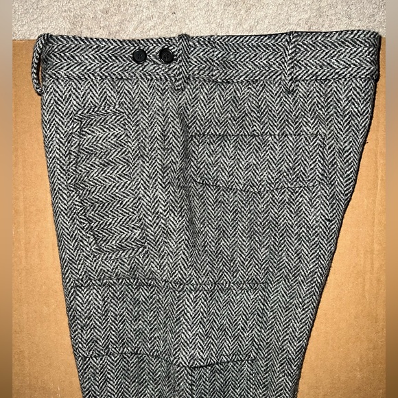 Alexander McQueen Wool Herringbone Cargo Pants. A. McQueen Era —Runway F/W 2009. - Picture 4 of 14